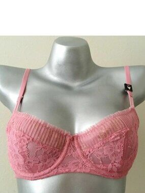 NWT Victoria's Secret Dream Angels Wicked Rose Luster Unlined Uplift Bra 34D
